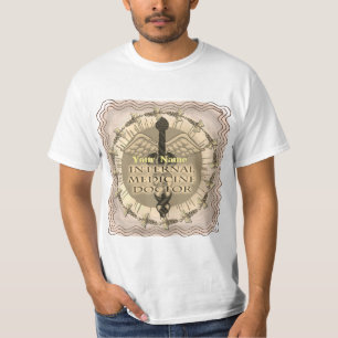 Caduceus Internal Medicine Doctor T-Shirt