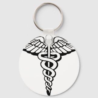 Caduceus Key Ring