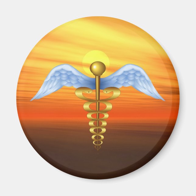 Caduceus Magnet (Front)