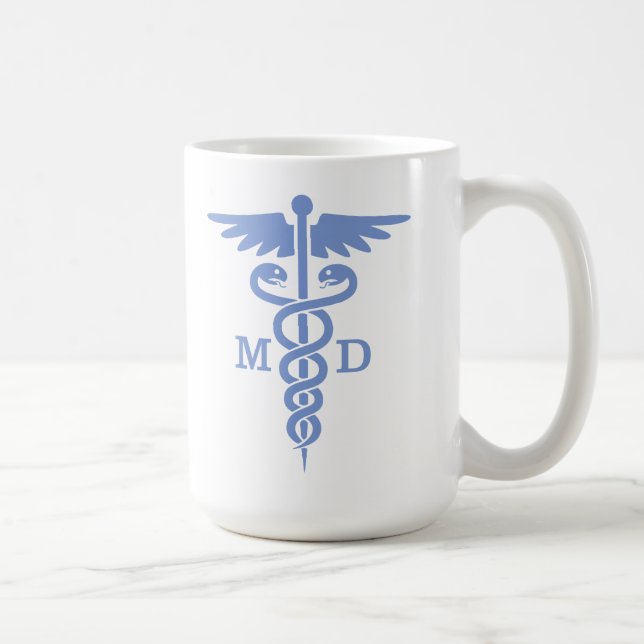 Caduceus MD (blue) Coffee Mug (Right)