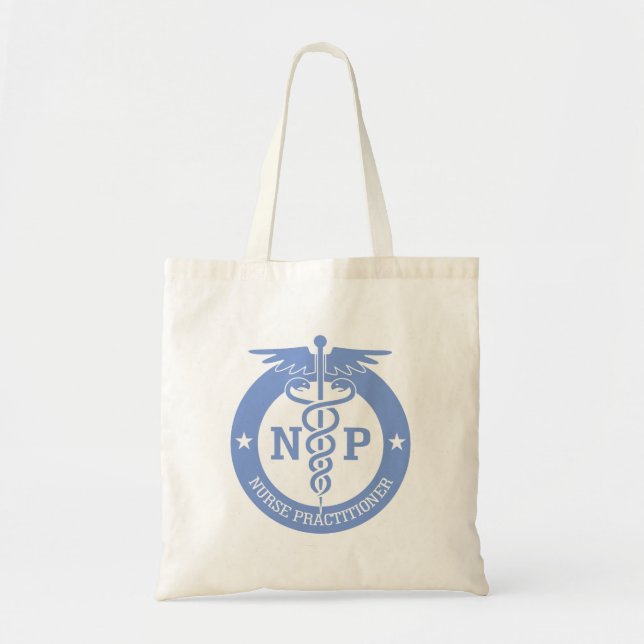 Caduceus NP (blue) Tote Bag (Front)