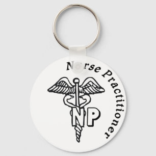 CADUCEUS NP LOGO NURSE PRACTITIONER KEY RING