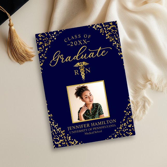 Caduceus Nurse Doctor Graduation Announcement  (Creator Uploaded)