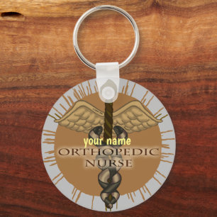 Caduceus Orthopaedic Nurse keychain
