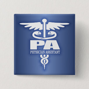 Caduceus PA 15 Cm Square Badge