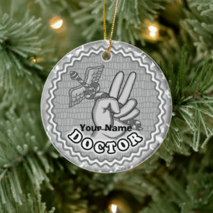 Caduceus Peace Doctor  ornament