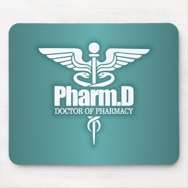 Caduceus PharmD 3 Mouse Mat (Front)