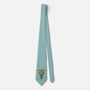 Caduceus Tie