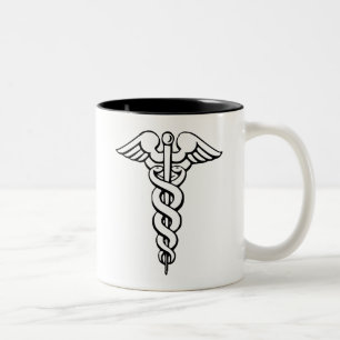 Caduceus Two-Tone Coffee Mug
