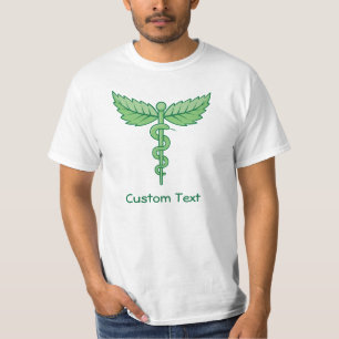 Caduceus with Leaves T-Shirt