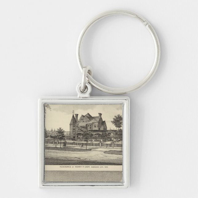 Cady and Kilpatrick, Nebraska Key Ring (Front)