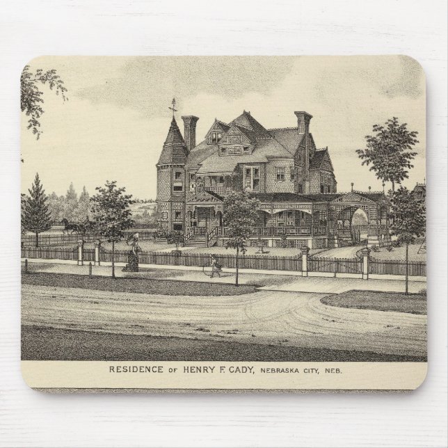 Cady and Kilpatrick, Nebraska Mouse Mat (Front)