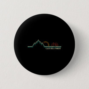 Cady Hill Mountain Biking Vermont Stowe  6 Cm Round Badge