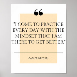 Caeleb Dressel Quote  Poster