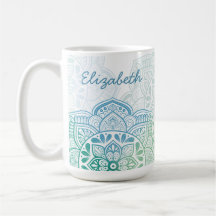 Caelum Mandala 15 oz. Personalized Mug