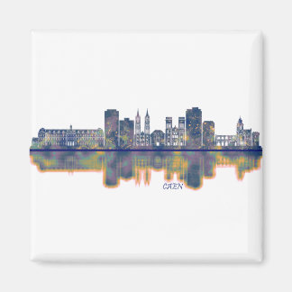Caen Skyline Magnet
