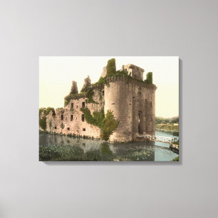 Caerlaverock Castle, Dumfries, Scotland Wrapped Ca Canvas Print