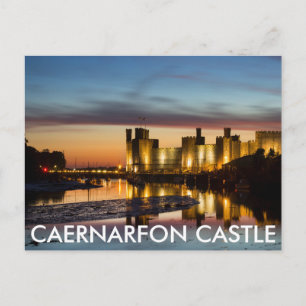 Caernarfon Castle, Caernarfon, Wales Postcard