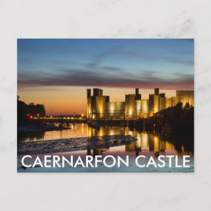 Caernarfon Castle, Caernarfon, Wales Postcard