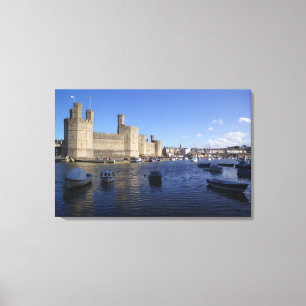 Caernarfon Castle, Gwynedd, Wales Canvas Print