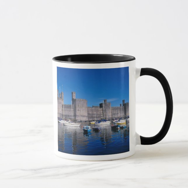Caernarfon Castle, Gwynedd, Wales Mug (Right)