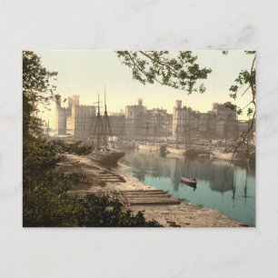 Caernarfon Castle, Gwynedd, Wales Postcard