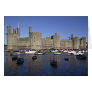 Caernarfon Castle, Gwynedd, Wales (RF)