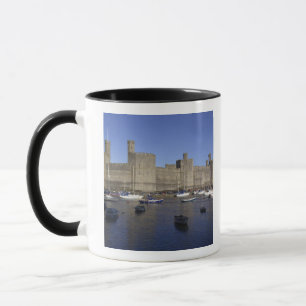 Caernarfon Castle, Gwynedd, Wales (RF) Mug