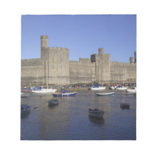 Caernarfon Castle, Gwynedd, Wales (RF) Notepad