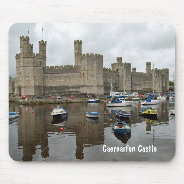 Caernarfon Castle Mouse Mat (Front)