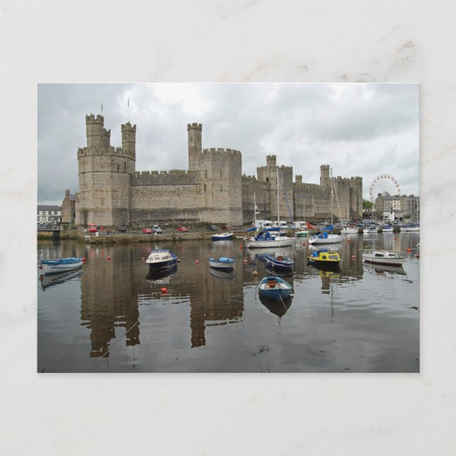 Caernarfon Castle Postcard (Front)