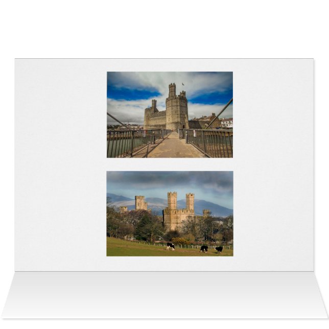 Caernarfon Castle Wales. (Inside Horizontal (Top))