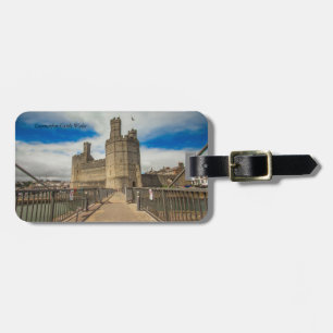 Caernarfon Castle Wales. Luggage Tag