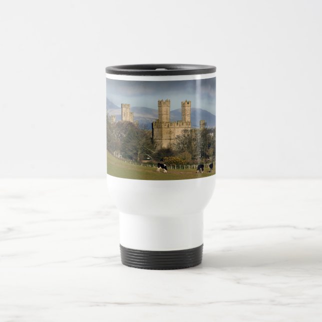 Caernarfon castle Wales Travel Mugs. Mug (Center)