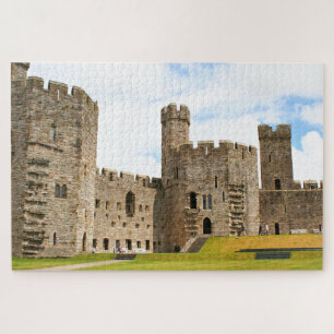 Caernarfon Castle, Wales, United Kingdom Jigsaw Puzzle