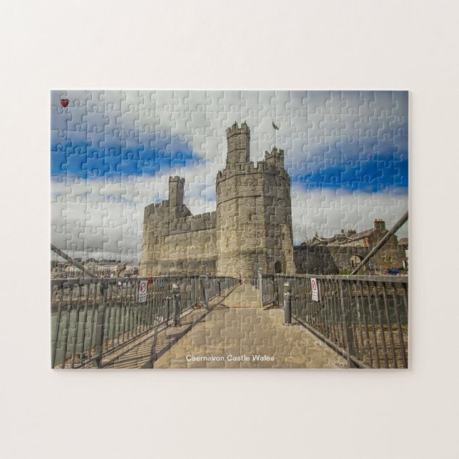 Caernavon Castle Wales Jigsaw Puzzle (Horizontal)