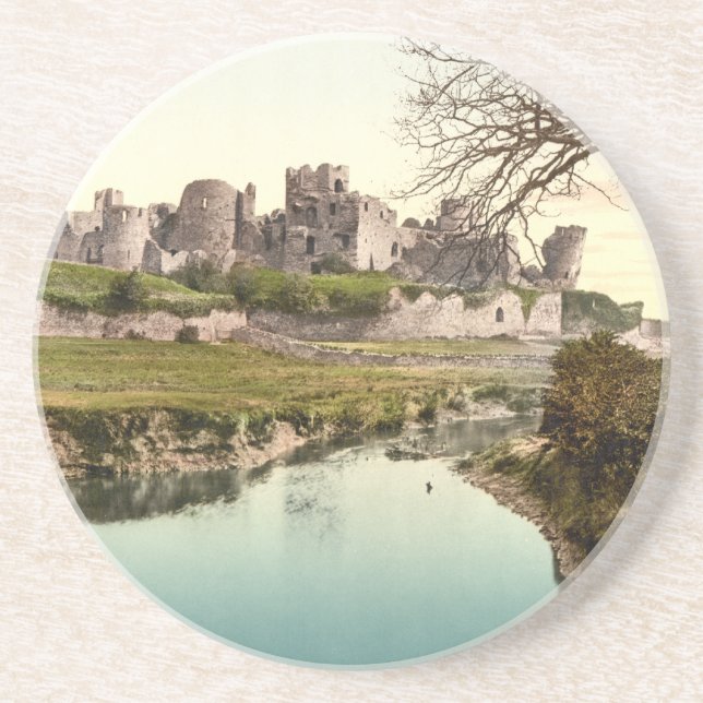 Caerphilly Castle, Wales Coaster (Front)