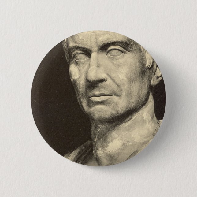 Caesar 6 Cm Round Badge (Front)
