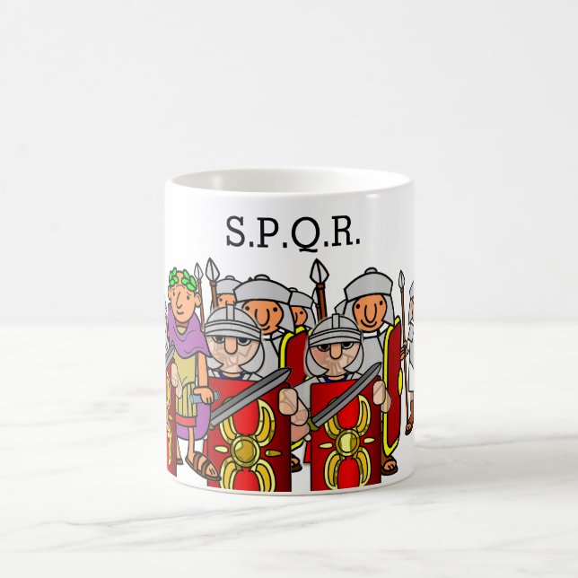 Caesar and his Legion Ancient Rome Mug (Center)