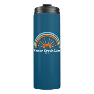 Caesar Creek Lake Ohio Rainbow Thermal Tumbler