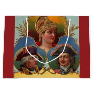 Caesar - Kaiser - Tsar cigar box label print Large Gift Bag