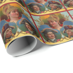 Caesar - Kaiser - Tsar cigar box label print Wrapping Paper