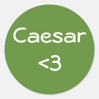 Caesar sticker
