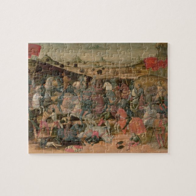 Caesar Triumphing in Battle (tempera on panel) Jigsaw Puzzle (Horizontal)