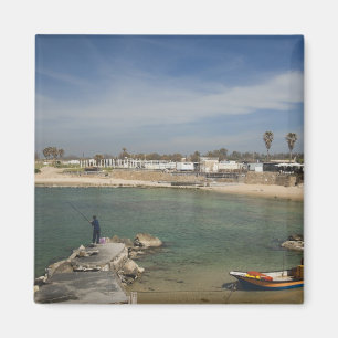 Caesarea ruins of port built by Herod the Great Magnet