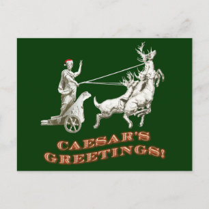 Caesar's Greetings Postcard