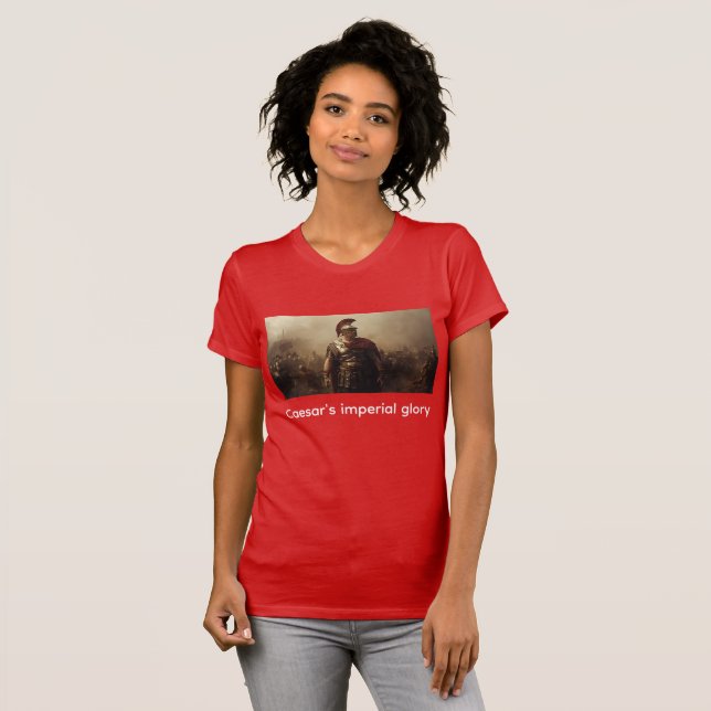 Caesar's imperial glory red T-Shirt (Front Full)