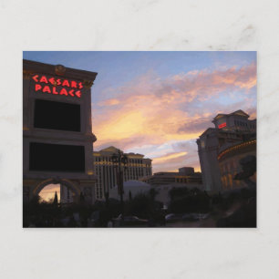 Caesars Palace Dual Image Postcard