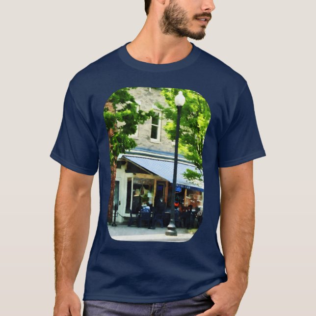 Cafe Albany NY retro T-Shirt (Front)