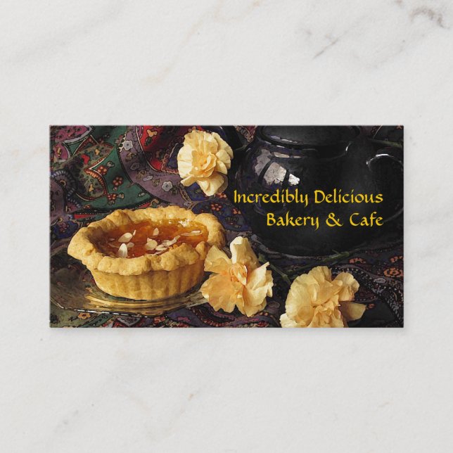 Cafe and Bakery Business Card (Front)